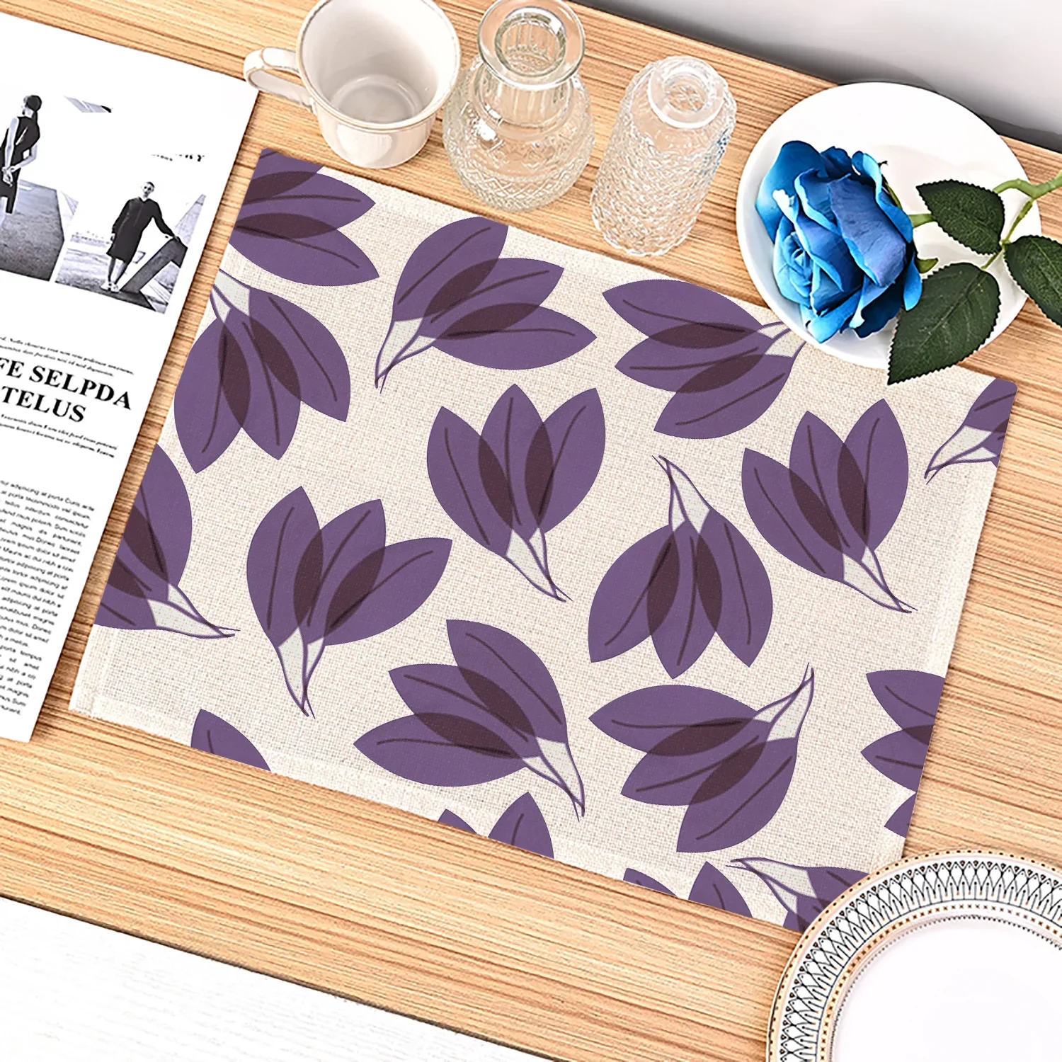 Purple Geometric Pattern Kitch - Outdoor Furniture Dining recension och pris