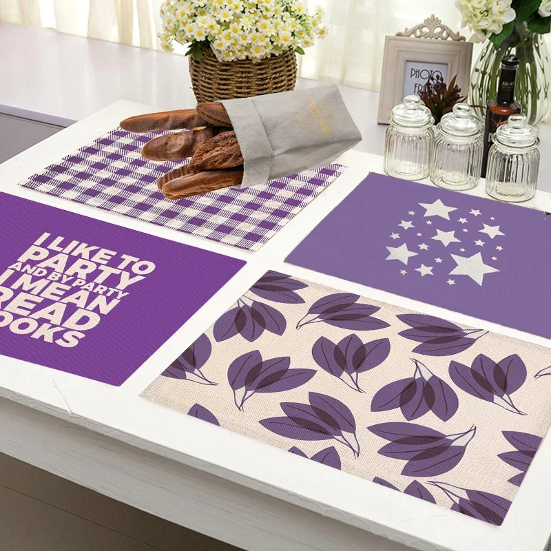 Purple Geometric Pattern Kitch - Outdoor Furniture Dining recension och pris