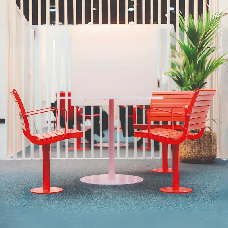 for Outdoor Park Table and Cha - Outdoor Furniture Yellow recension och pris