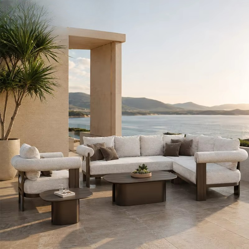 #Luxury Villa Sofa Set Modern  - Outdoor Furniture L Shape recension och pris