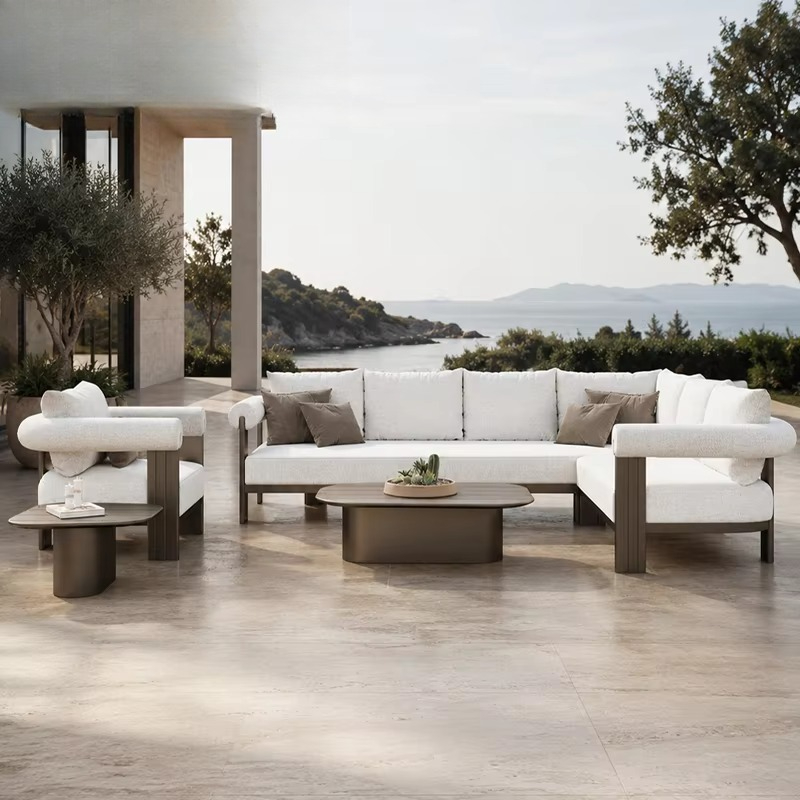 #Luxury Villa Sofa Set Modern  - Outdoor Furniture L Shape recension och pris