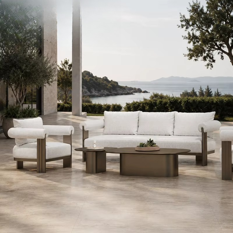 #Luxury Villa Sofa Set Modern  - Outdoor Furniture L Shape recension och pris