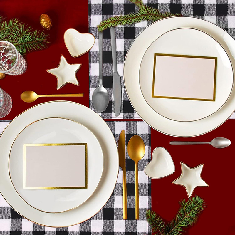 Christmas Style Checkered Plac - Outdoor Furniture Dining recension och pris