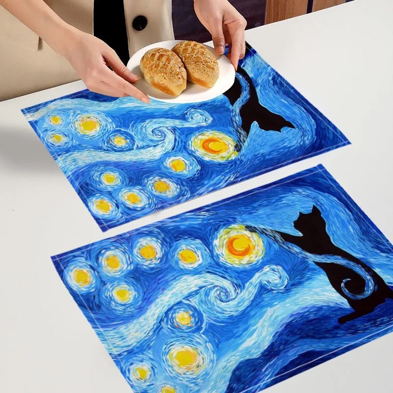 Van Gogh Art Style Placemat, B - Outdoor Furniture Dining recension och pris