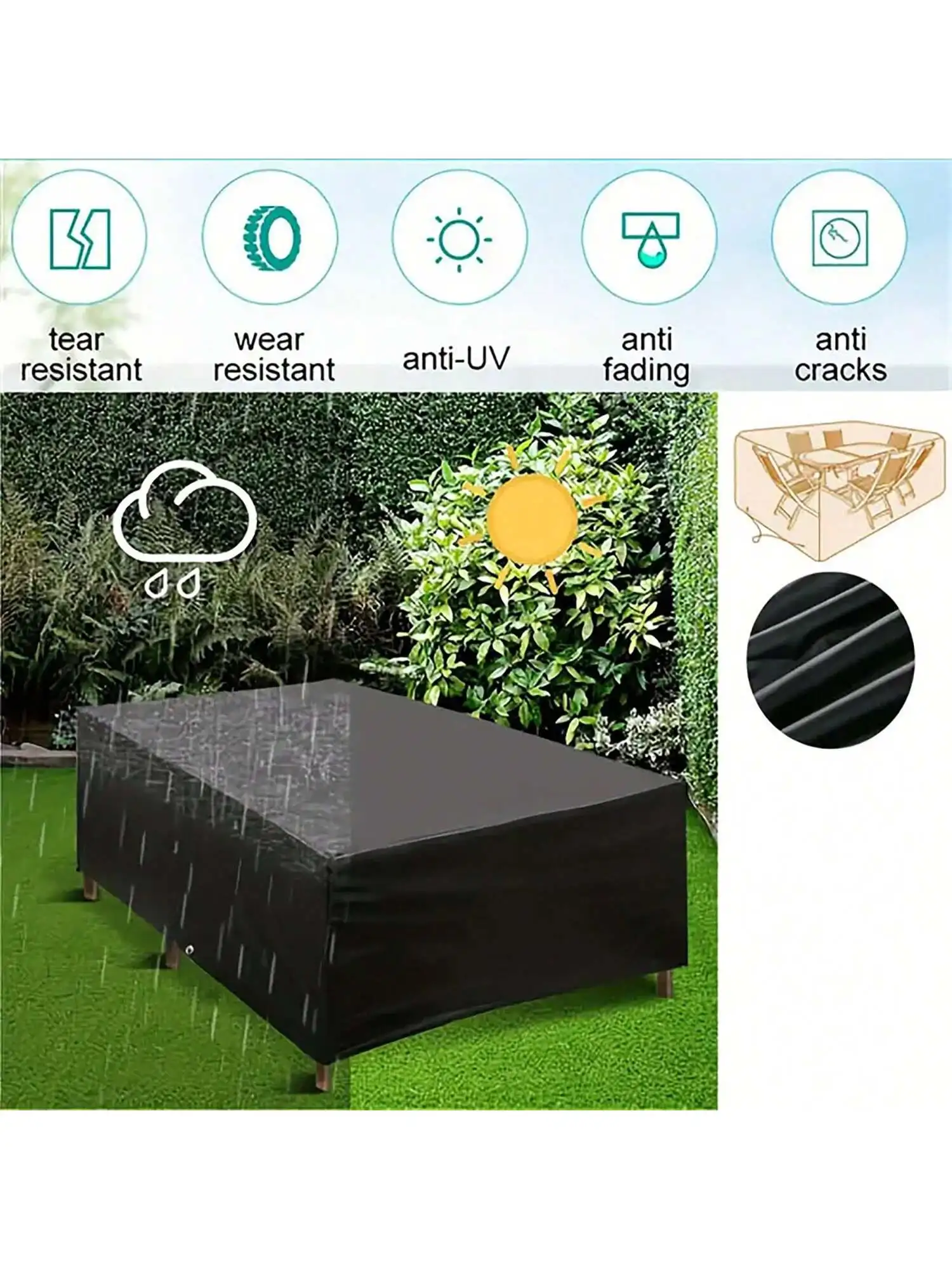 Multi-Size Outdoor Patio Garde - Bistro Table Set recension och pris