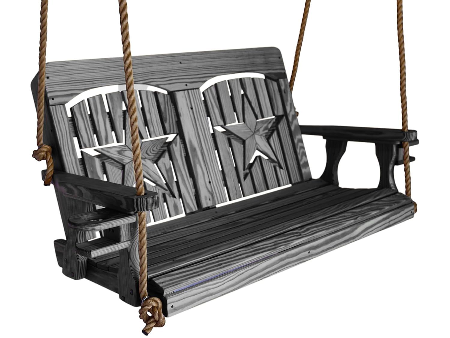 4ft Black Rope Porch Swing wit - Outdoor Furniture Yellow recension och pris