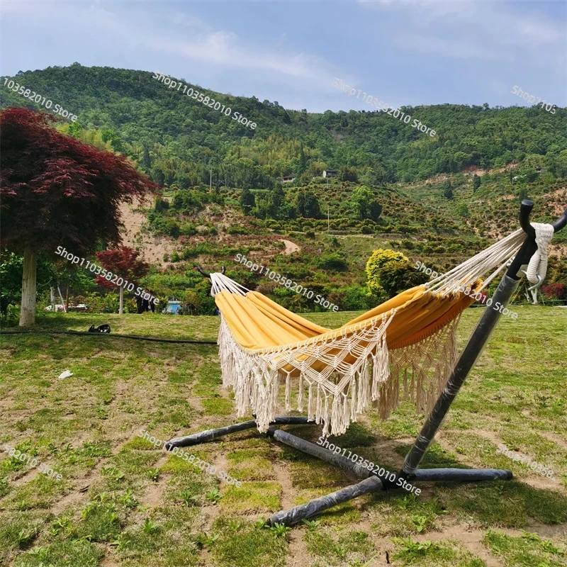 Minimalist Yellow Tassel Doubl - Outdoor Furniture Yellow recension och pris