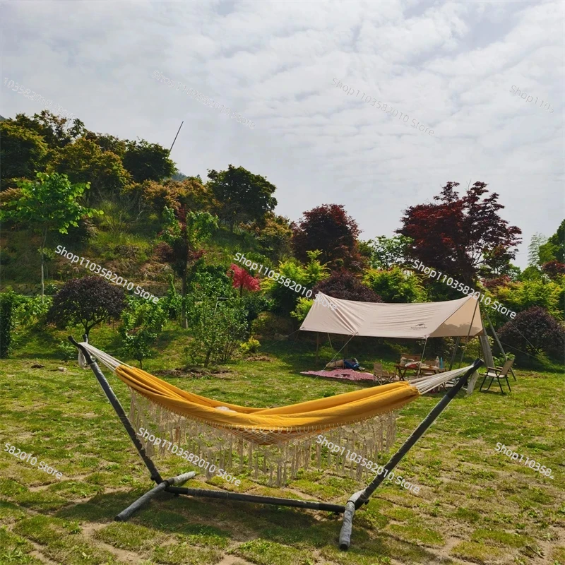 Minimalist Yellow Tassel Doubl - Outdoor Furniture Yellow recension och pris