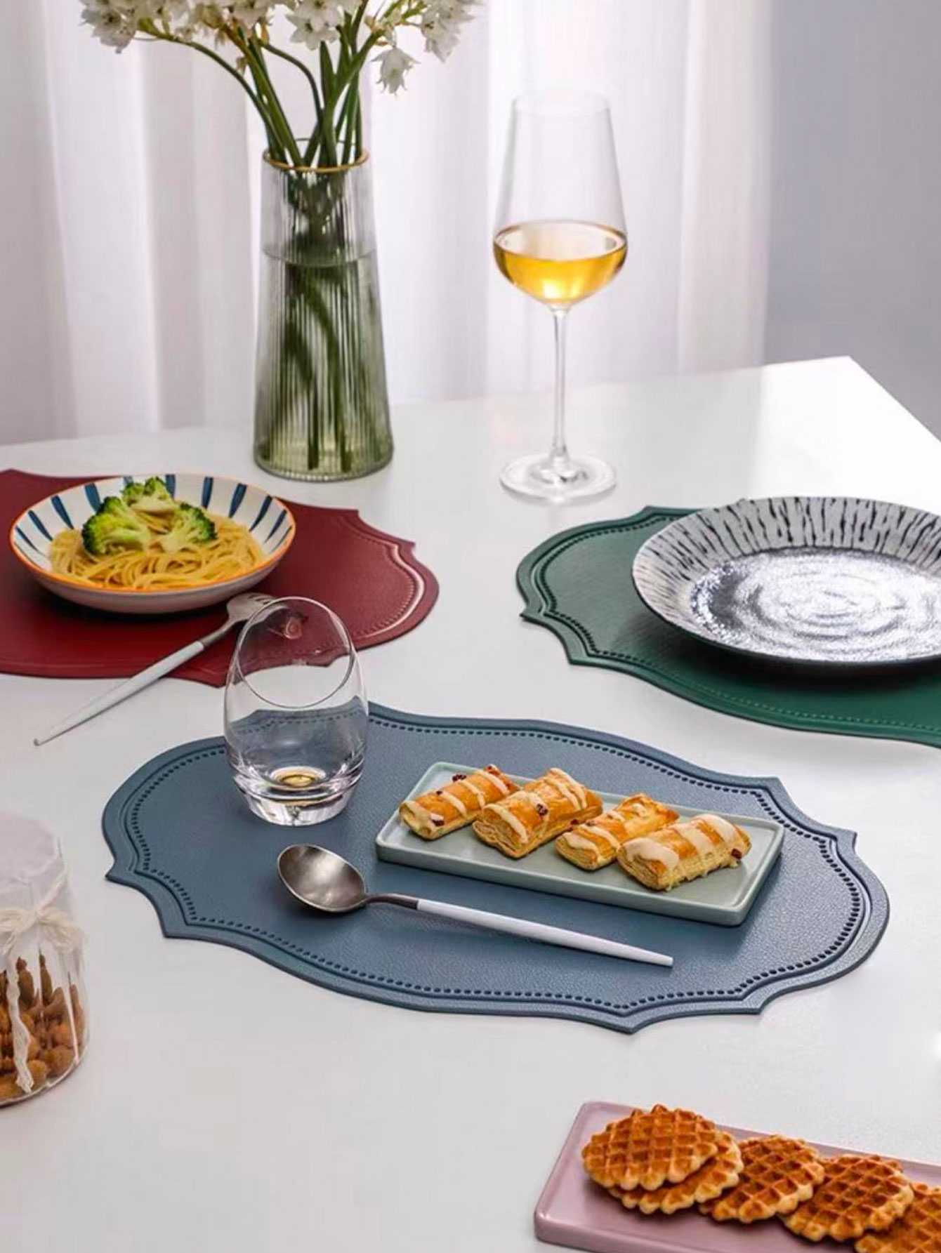 Leather Placemat Ins Style Din - Outdoor Furniture Dining recension och pris