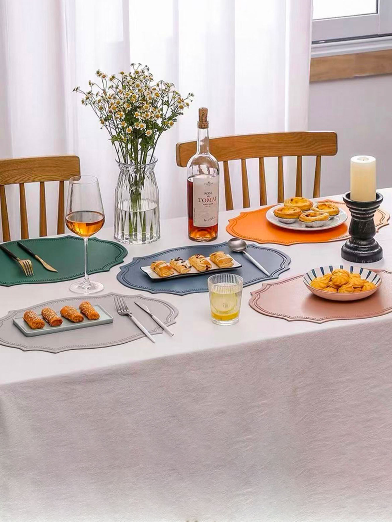 Leather Placemat Ins Style Din - Outdoor Furniture Dining recension och pris