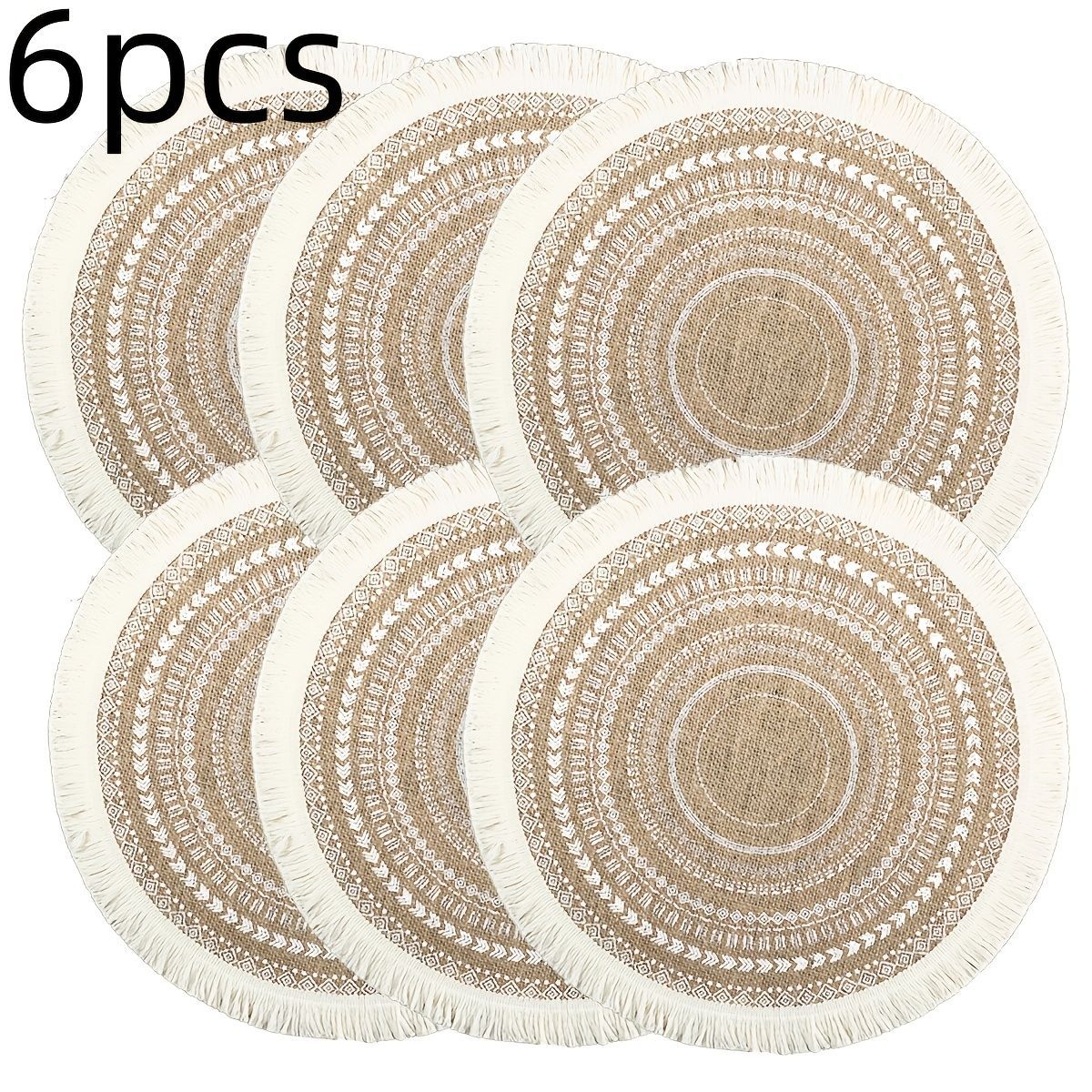 Bohemian Style Non-Slip Round  - Outdoor Furniture Dining recension och pris