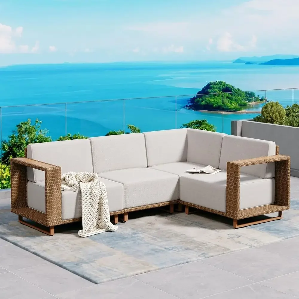 L-Shaped Outdoor Sectional Sof - Outdoor Furniture L Shape recension och pris
