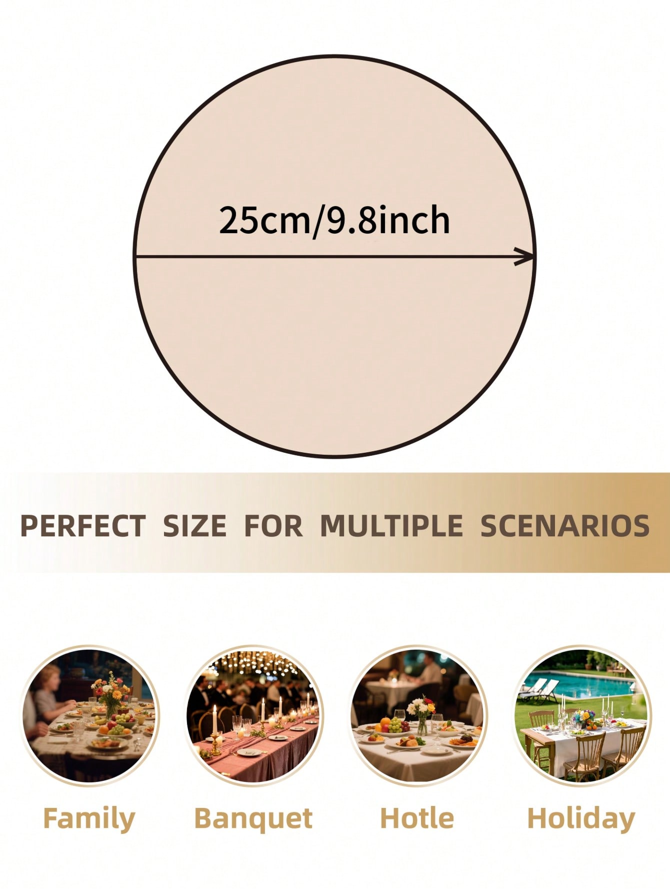 1/2/4/6pcs Ditsy Floral Embroi - Outdoor Furniture Dining recension och pris