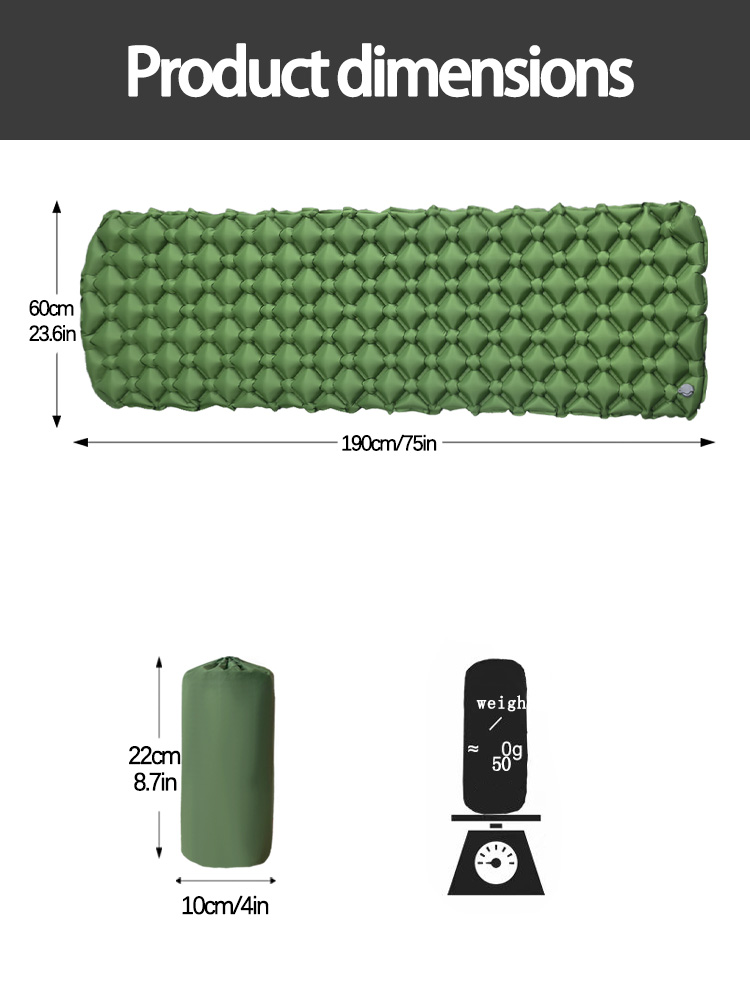 Camping Inflatable Mattress in - Outdoor Furniture Pads recension och pris