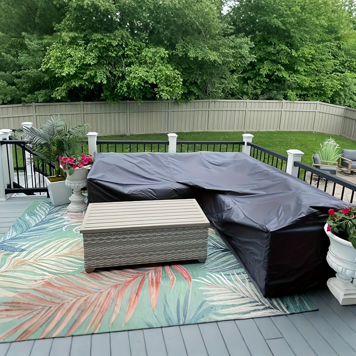 L-shaped Outdoor Sofa Cover, W - Outdoor Furniture L Shape recension och pris